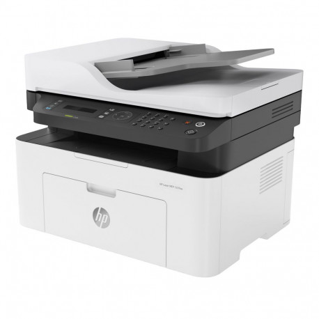 HP Laser 137fnw А4, МФУ, лазерное, черно-белое, 20стр/мин, 1200dpi, 600МГц, 128Мб, WiFi/USB/Ethernet, 500стр/картридж, (4ZB84A)-1