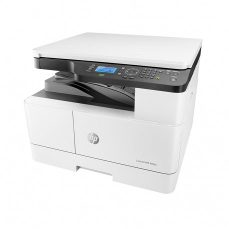 HP LaserJet M438n А4, МФУ, лазерное,черно-белое, 22стр/мин, 1200dpi, 600МГц, 256Мб, USB/Ethernet, 4000стр/картридж, (8AF43A)(129908)-1