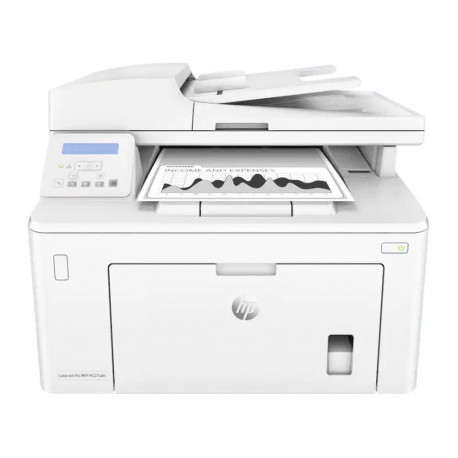 HP LaserJet Pro MFP M227sdn А4, МФУ, лазерное, черно-белое, 28стр/мин, 1200dpi, 800МГц, 256Мб, 35АПД, USB/Ethernet,1600стр/картридж(G3Q74A)(114885)