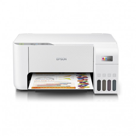 МФУ струйное Epson L3216, A4, цветная печать, 5 стр/мин, 5760x1440 dpi, USB/СНПЧ, белый корпус (C11CJ68518)-1
