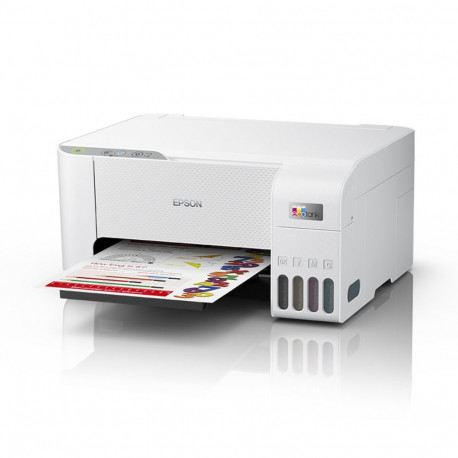 МФУ струйное Epson L3216, A4, цветная печать, 5 стр/мин, 5760x1440 dpi, USB/СНПЧ, белый корпус (C11CJ68518)-2