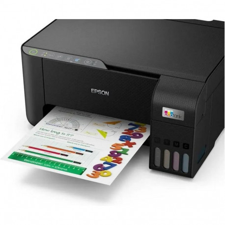 МФУ струйное Epson EcoTank L3250, A4, цветная печать, 15 стр/мин, 5760x1440 dpi, USB/WiFi/СНПЧ, чёрный корпус (C11CJ67418)-1