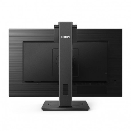 Монитор 27" PHILIPS 275B1H IPS, 2560x1440, 75Hz, 4ms, 350сd/m, 1000:1 | HDMI(1.4), DVI, DP(1.2), 4xUSB 3.2 | HAS, Pivot, Swivel, InPSU, Speakers, Cam, Vesa 100, Black-3