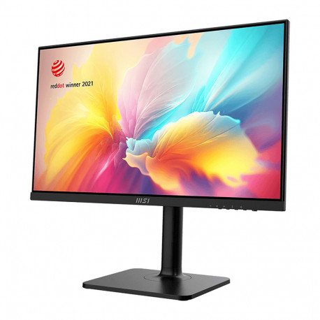 Монитор 23.8" MSI Modern MD2412P IPS, 1920x1080, 100Hz, 4ms, 300сd/m, 1000:1, HDR | HDMI(1.4), Type-C(PD-15W) | HAS, Pivot, Swivel, ExPSU, Speakers, Vesa 75, Black-3