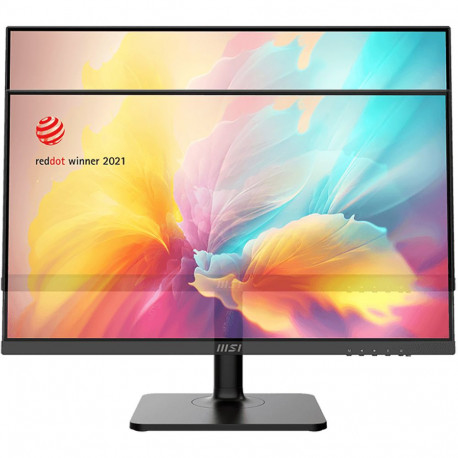 Монитор 23.8" MSI Modern MD2412P IPS, 1920x1080, 100Hz, 4ms, 300сd/m, 1000:1, HDR | HDMI(1.4), Type-C(PD-15W) | HAS, Pivot, Swivel, ExPSU, Speakers, Vesa 75, Black-8
