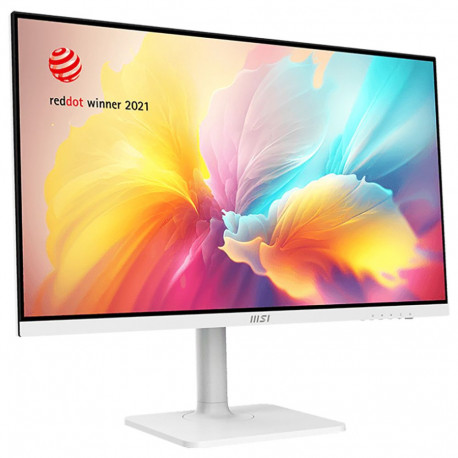 Монитор 27" MSI Modern MD2712PW IPS, 1920x1080, 100Hz, 4ms, 300сd/m, 1000:1, HDR | HDMI(1.4b), Type-C(PD-15W) | HAS, Pivot, Swivel, ExPSU, Speakers, Vesa 75, White-1