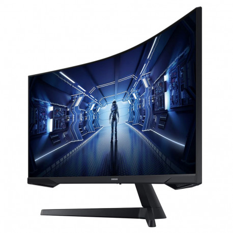 Монитор 34" SAMSUNG C34G55TWWI Odyssey G5 G55T UWQHD Curved VA, 3440x1440, 165Hz, 1ms, 250сd/m, 2500:1, HDR10 | HDMI(2.0), DP(1.4) | ExPSU, Vesa 75, Black-4