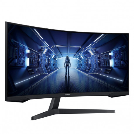 Монитор 34" SAMSUNG C34G55TWWI Odyssey G5 G55T UWQHD Curved VA, 3440x1440, 165Hz, 1ms, 250сd/m, 2500:1, HDR10 | HDMI(2.0), DP(1.4) | ExPSU, Vesa 75, Black-1