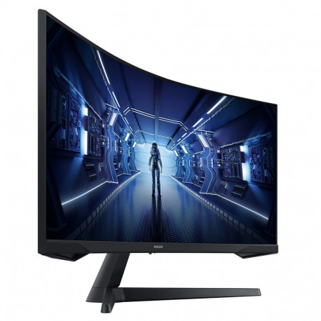 Монитор 34" SAMSUNG C34G55TWWI Odyssey G5 G55T UWQHD Curved VA, 3440x1440, 165Hz, 1ms, 250сd/m, 2500:1, HDR10 | HDMI(2.0), DP(1.4) | ExPSU, Vesa 75, Black-3