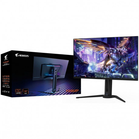 Монитор 31.5" Gigabyte AORUS FO32U2P-EK Black (QD-OLED, 3840 х 2160, 240Hz, 250 cd/m, 1000:1, 2xHDMI 2.1, DP 2.1, DP 1.4 3xUSB 3.2, USB Type-C)-8