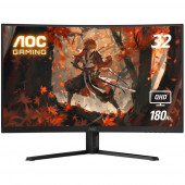 Монитор 31.5" AOC CQ32G4VE Curved VA, 2560x1440, 180Hz, 1ms, 300сd/m, 3500:1, HDR10 | 2xHDMI(2.0), DP(1.4) | InPSU, Vesa 100, Black/Grey