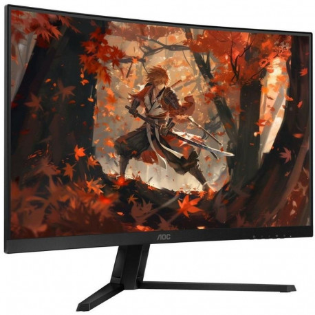Монитор 31.5" AOC CQ32G4VE Curved VA, 2560x1440, 180Hz, 1ms, 300сd/m, 3500:1, HDR10 | 2xHDMI(2.0), DP(1.4) | InPSU, Vesa 100, Black/Grey-1