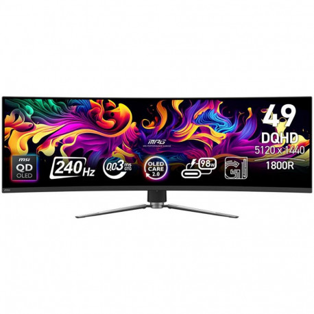 Монитор 49" MSI MPG 491CQPX QD-OLED Black
