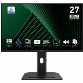 Монитор 27" MSI PRO MP275QPG IPS, 2560x1440, 100Hz, 4ms, 300сd/m, 1300:1, HDR | 2xHDMI(2.0b), DP(1.2a) | HAS, Pivot, Swivel, InPSU, Speakers, Vesa 100, Black