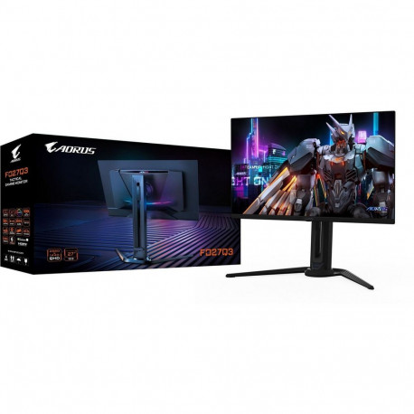 Монитор 27" Gigabyte AORUS FO27Q3-EK Black (OLED, 2560 x 1440, 360Hz, 0.03мс, 250cd/m, 1.5M:1, 2xHDMI-2.1, DP-1.4, 3xUSB3.2, USB Type-C )-8