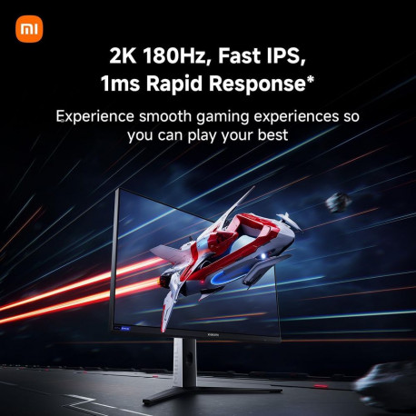 Монитор 27" Xiaomi Mini LED Gaming Monitor G Pro 27i Black-White (Fast IPS, 2560x1440, HDMI+HDMI+DP+DP, 1 ms, 178°/178°, 600 cd/m, 1000:1, 180Hz) (ELA5585EU)-5
