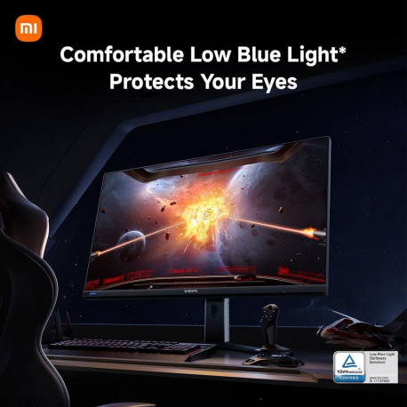 Монитор 27" Xiaomi Mini LED Gaming Monitor G Pro 27i Black-White (Fast IPS, 2560x1440, HDMI+HDMI+DP+DP, 1 ms, 178°/178°, 600 cd/m, 1000:1, 180Hz) (ELA5585EU)-2