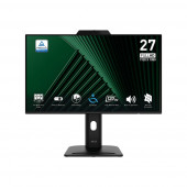 Монитор 27" MSI PRO MP272PMG IPS, 1920x1080, 120Hz, 4ms, 300сd/m, 1500:1, HDR | VGA, HDMI(1.4b), DP(1.2a), 2xUSB2.0 | HAS, Pivot, Swivel, InPSU, Speakers, Cam, Vesa 100, Black