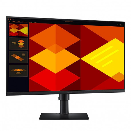 Монитор 27" SAMSUNG S27D400GAI S4 S40GD FHD IPS, 1920x1080, 100Hz, 5ms, 250сd/m, 1000:1, | 2xHDMI(1.4), DP(1.2), 2xUSB2.0 | HAS, Pivot, Swivel, InPSU, Vesa 100, Black-1