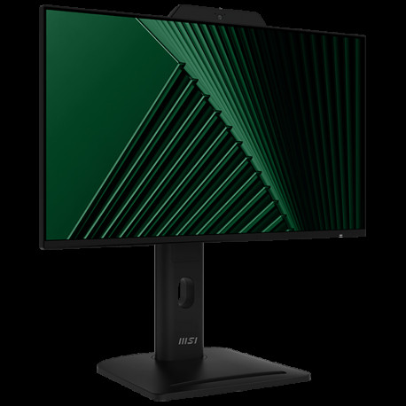Монитор 23.8" MSI PRO MP242PMG IPS, 1920x1080, 120Hz, 4ms, 300сd/m, 1500:1, HDR | VGA, HDMI(1.4b), DP(1.2a), 2xUSB2.0 | HAS, Pivot, Swivel, InPSU, Speakers, Cam, Vesa 100, Black-1