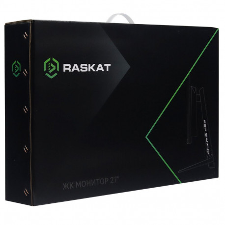 Монитор 27" Raskat I27F16D 27" (IPS, 1920x1080, HDMI+DP, 5ms, 178°/178°, 1000:1, 165Hz, Black)-7