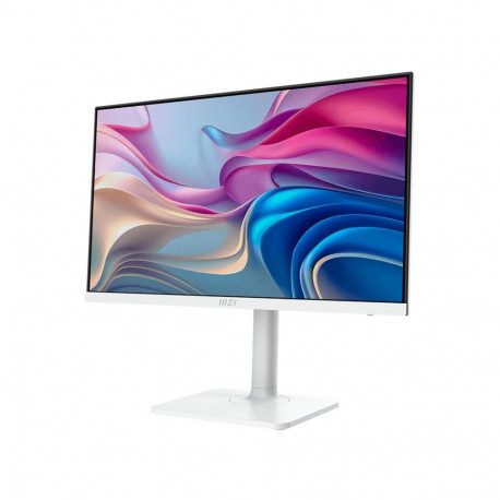 Монитор 27" MSI Modern MD272UPHW IPS, 3840x2160, 60Hz, 4ms, 400сd/m, 1000:1, HDR10 | HDMI(2.0b), DP(1.4a), Type-C(PD-98W), 3xUSB3.2 | HAS, Pivot, Swivel, InPSU, Speakers, Vesa 75, White-2