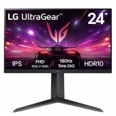 Монитор 23.8" LG 24GS65F-B IPS, 1920x1080, 180Hz, 1ms, 300сd/m, 1000:1, HDR10 | HDMI(2.0), DP(1.4) | HAS, Pivot, Swivel, ExPSU, Vesa 100, Black