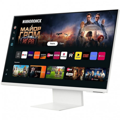 Монитор 32" SAMSUNG S32DM801UI Smart дисплей M8 M80D UHD White (VA, 3840x2160, HDMI+Type C, USB Hub, 4 ms, 178°/178°, 400 cd/m, 3000:1, 60Hz, Spk, Cam, Pivot)-14