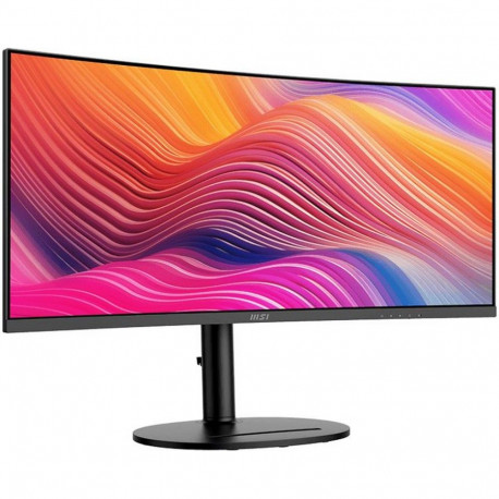 Монитор 34" MSI Modern MD342CQP Curved VA, 3440x1440, 120Hz, 4ms, 300сd/m, 3500:1, HDR | 2xHDMI(2.0b), DP(1.4a), Type-C(PD-98W), 2xUSB3.2 | HAS, Swivel, ExPSU, Vesa 75, Black-1