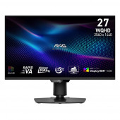 Монитор 27" MSI MAG 274QPF X30MV Rapid VA, 2560x1440, 300Hz, 0,5ms, 400сd/m, 4500:1, HDR10 | 2xHDMI(2.1), DP(1.4a) | HAS, Pivot, Swivel, ExPSU, Vesa 100, Black