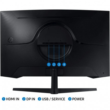 Монитор 27" SAMSUNG S27CG550EI Odyssey G5 G55C QHD Curved VA, 2560x1440, 165Hz, 1ms, 300сd/m, 2500:1, HDR10 | HDMI(2.0), DP(1.2) | ExPSU, Vesa 75, Black-15