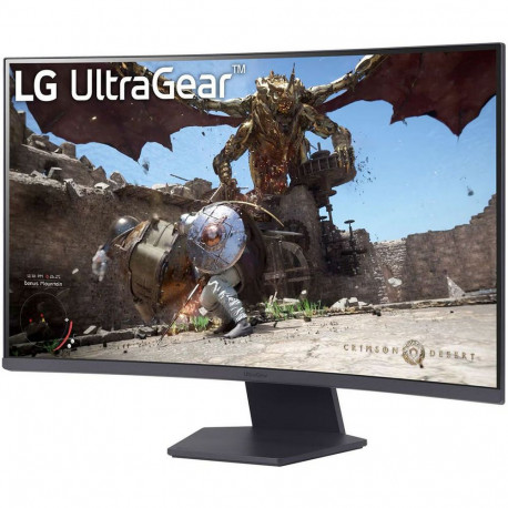 Монитор 31.5" LG 32GS60QC-B Black (VA, 2560x1440, HDMI+HDMI+DP, 1 ms, 178°/178°, 300 cd/m, 3000:1, 180Hz, Curved 1000R)-1