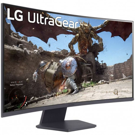 Монитор 31.5" LG 32GS60QC-B Black (VA, 2560x1440, HDMI+HDMI+DP, 1 ms, 178°/178°, 300 cd/m, 3000:1, 180Hz, Curved 1000R)-3