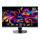 Монитор 31.5" MSI MPG 321URX QD-OLED QD-OLED, 3840x2160, 240Hz, 0,03ms, 250сd/m, 1500000:1, HDR10 | 2xHDMI(2.1), DP(1.4a), Type-C(PD-90W), 2xUSB2.0 | HAS, Swivel, InPSU, , Vesa 100, Black