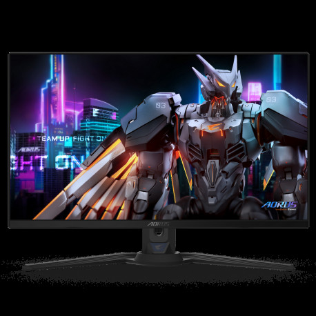 Монитор 27" Gigabyte AORUS FO27Q5P EK Black (QD-OLED, 2560×1440, 500Hz, 300 cd/m, 1,5M:1, 2xHDMI 2.1, DP 2.1 UHBR20, 1x MiniDP 2.1 UHBR20, DP 1.4 (HBR3) выход 3xUSB 3.2, USB Type-C)
