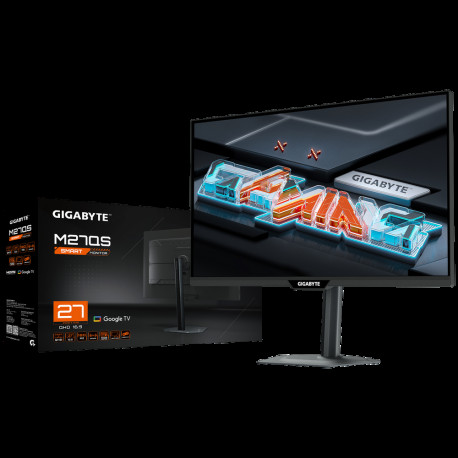 Монитор 26.5" Gigabyte M27QS EK Black (IPS, 2560x1440, 1ms, 178°/178°, 350 cd/m, 1200:1, 3xUSB3.0, USB Type-C, 180Hz, 2xHDMI 2.0, DP 1.4, RJ45, HAS)-6