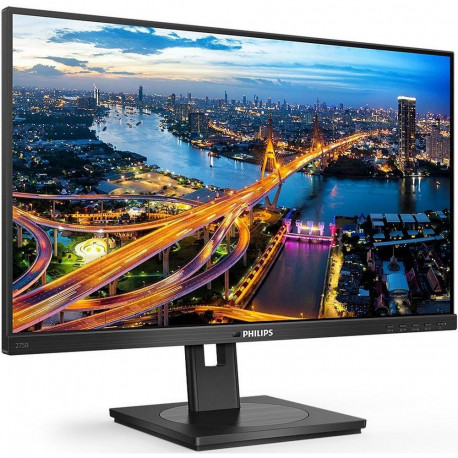 Монитор 27" PHILIPS 275B1 IPS, 2560x1440, 75Hz, 4ms, 350сd/m, 1000:1 | HDMI(1.4), DVI, DP(1.2), 4xUSB 3.2 | HAS, Pivot, Swivel, InPSU, Speakers, Vesa 100, Black-1