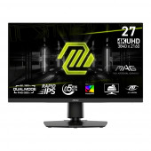 Монитор 27" MSI MAG 272URDF E16 Rapid IPS, 3840x2160/1920x1080, 160Hz/320Hz, 0,5ms, 400сd/m, 1000:1, HDR10 | 2xHDMI(2.1), DP(1.4a), 2xUSB2.0 | HAS, Pivot, Swivel, InPSU, Vesa 100, Black