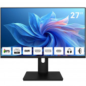 Монитор 27" AIWA MQ271A IPS, 2560x1440, 100Hz, 4ms, 300сd/m, 1500:1, HDR | HDMI(2.0), DP(1.2), Type-C(PD-15W) | InPSU, Speakers, Vesa 100, Black