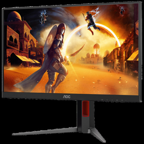 Монитор 23.8" AOC 24G4H IPS, 1920x1080, 200Hz, 0,3ms, 300сd/m, 1000:1, HDR10 | HDMI(2.0), DP(1.4) | HAS, Pivot, Swivel, InPSU, Vesa 100, Black-2
