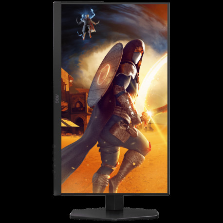 Монитор 23.8" AOC 24G4HX IPS, 1920x1080, 200Hz, 0,3ms, 300сd/m, 1000:1, HDR10 | 2xHDMI(2.0), DP(1.4) | HAS, Pivot, Swivel, InPSU, Speakers, Vesa 100, Black-3