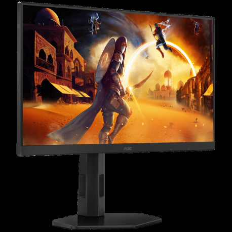Монитор 23.8" AOC 24G4HX IPS, 1920x1080, 200Hz, 0,3ms, 300сd/m, 1000:1, HDR10 | 2xHDMI(2.0), DP(1.4) | HAS, Pivot, Swivel, InPSU, Speakers, Vesa 100, Black-2