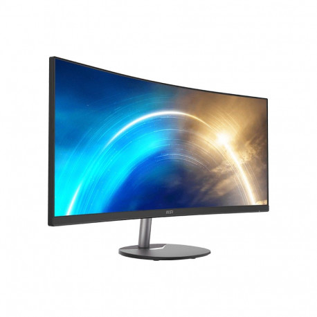 Монитор 34" MSI PRO MP341CQ Curved VA, 3440x1440, 100Hz, 4ms, 300сd/m, 3000:1, HDR | 2xHDMI(2.0b), DP(1.2a) | InPSU, Speakers, Vesa 100, Black-1