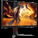 Монитор 27" AOC Q27G4Z Black (2560x1440, IPS, 260Hz, 350cd, 0.3ms, HDMI-2.0, DP-1,4, Speakers, FreeSync, Flicker Free, Pivot, VESA, 3Y)