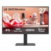 Монитор 27" LG 27BA45QB-B IPS, 2560x1440, 75Hz, 5ms, 350сd/m, 1000:1, HDR10 | 2xHDMI(2.0), DP(1.4) | HAS, Pivot, Swivel, InPSU, Speakers, Black