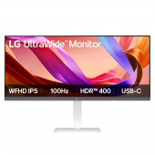Монитор 34" LG 34U530A-W IPS, 2560x1080, 100Hz, 5ms, 500сd/m, 1000:1, HDR10 | HDMI(1.4), DP(1.4), Type-C(PD-15W) | HAS, Swivel, ExPSU, Speakers, Vesa 100, White