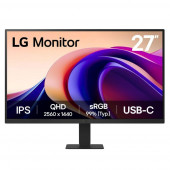 Монитор 27" LG 27U631A-B IPS, 2560x1440, 100Hz, 5ms, 250сd/m, 1000:1, HDR10 | HDMI(2.0), Type-C(PD-15W) | ExPSU, Vesa 100, Black