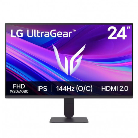 Монитор 23.8" LG 24G411A-B IPS, 1920x1080, 144Hz, 5ms, 300сd/m, 1500:1, HDR10 | HDMI(2.0), DP(1.4) | ExPSU, Vesa 100, Black