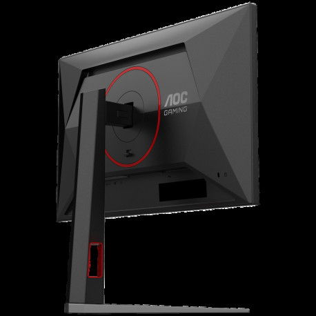Монитор 23.8" AOC 24G4HA IPS, 1920x1080, 200Hz, 1ms, 300сd/m, 1000:1, HDR10 | 2xHDMI(2.0), DP(1.4) | HAS, Pivot, InPSU, Speakers, Vesa 100, Black/Red-9