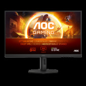 Монитор 27" AOC Q27G4XF IPS, 2560x1440, 180Hz, 1ms, 300сd/m, 1000:1, HDR10 | HDMI(2.0), DP(1.4) | HAS, Pivot, Swivel, InPSU, Vesa 100, Black/Grey